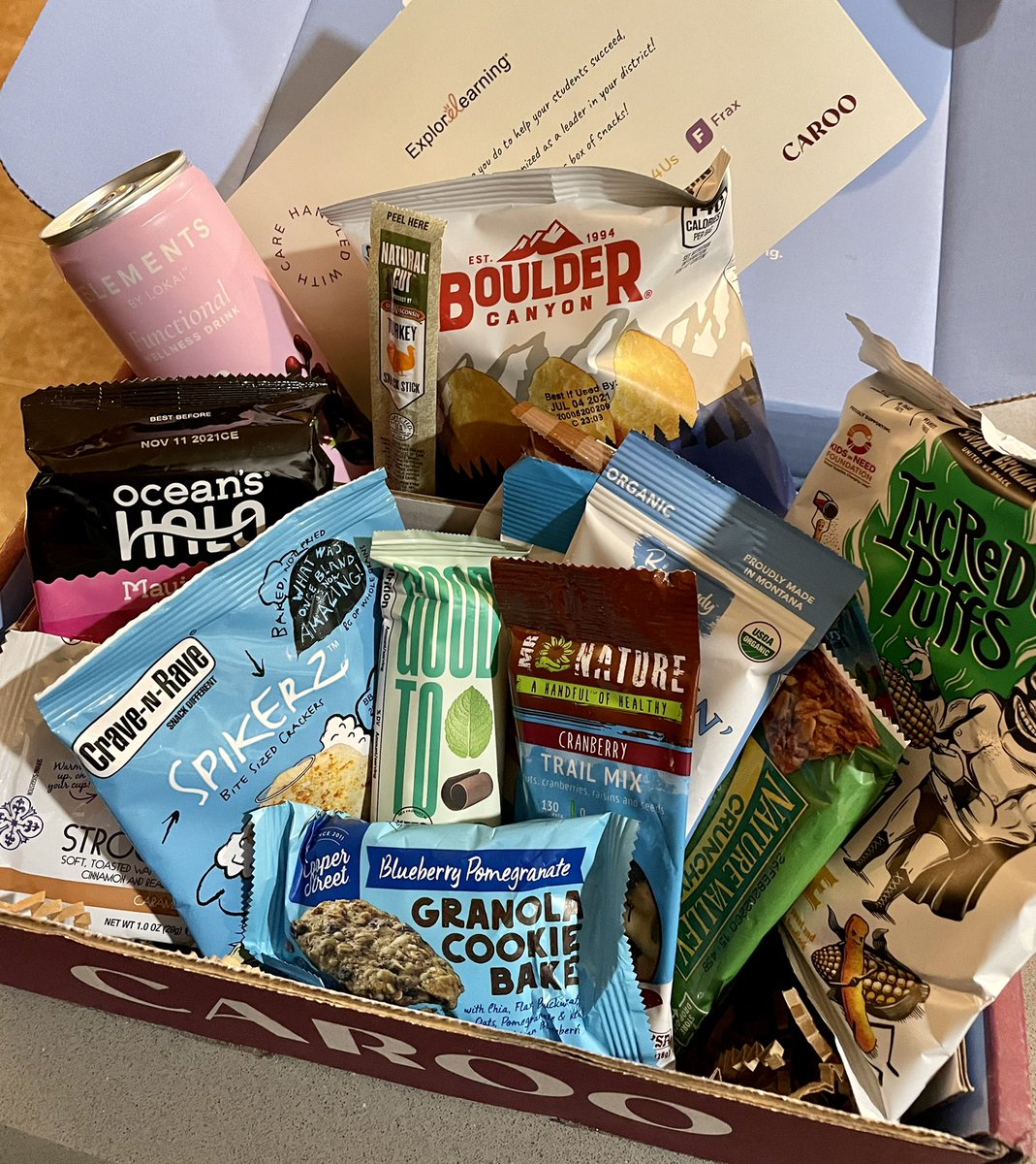Just received my <a href="/GiveCaroo/">Caroo</a> box from our wonderful <a href="/ExploreLearning/">ExploreLearning</a> Gizmos team! Our  district science teacher leaders are getting their own boxes too! Thank you!! 💪🏻🧠👩🏻‍🔬 <a href="/ELBarberHarris/">Jodi Barber-Harris</a> @Promando