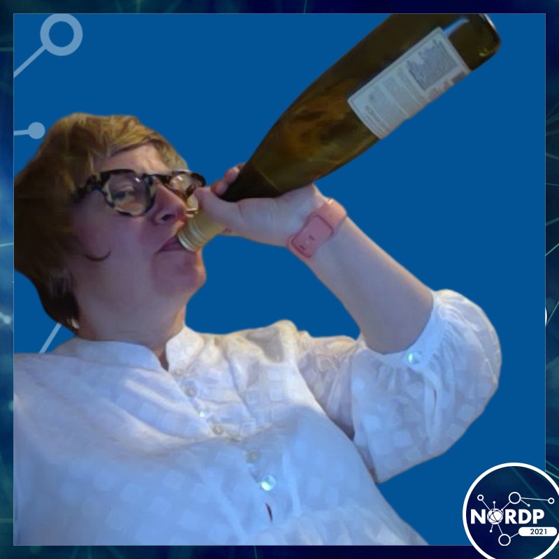 jamessar's tweet image. I *may* have enjoyed our #NORDP2021 happy hour a little too much. Cheers!