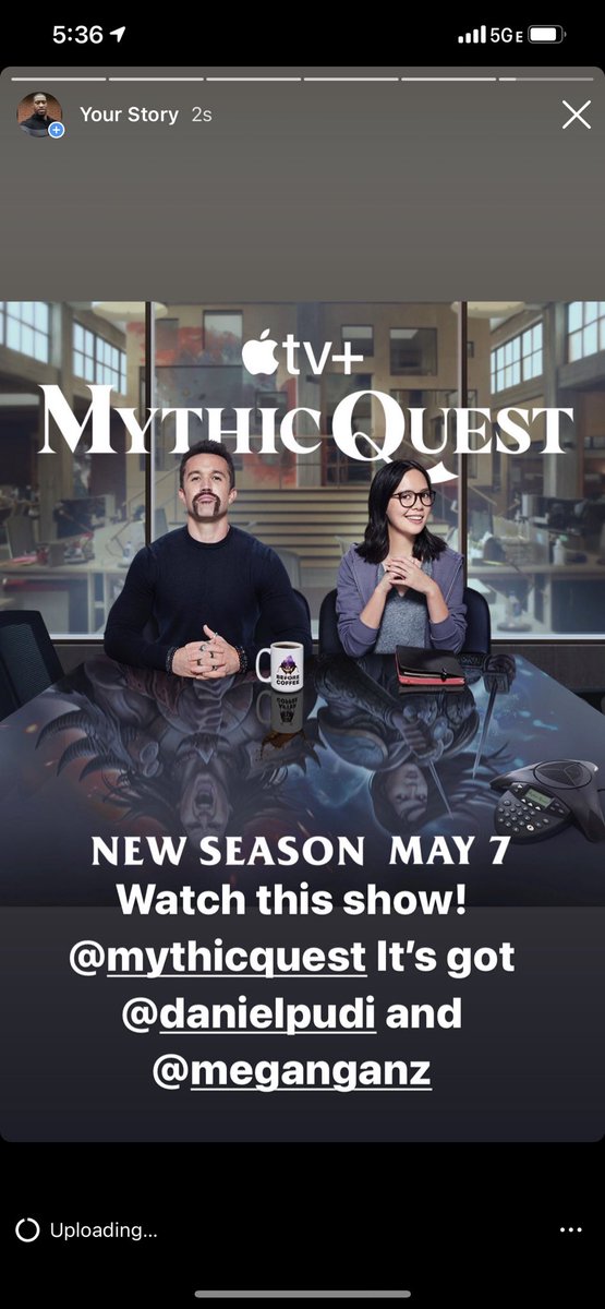 joelmchale's tweet image. Go and watch @mythic_quest with @dannypudi and @meganganz #MythicQuest #dannypudi