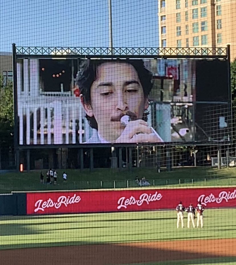 KenCasarez's tweet image. So proud to hear Aidan perform the National Anthem 🇺🇸 @ tonight’s @RidersBaseball  game. It was #CincodeMayo2021 🇲🇽 night &amp;amp; UNT Mariachi Aguilas played prior to the game. It’s been over a year since I heard him perform live. #prouddad