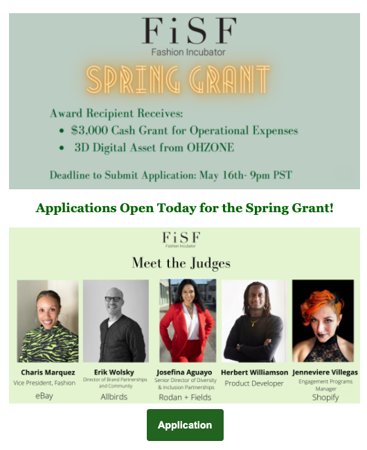 Just over here, casually a judge on the panel for the <a href="/fashionincsf/">Fashion Incubator SF</a>  Spring Grant. NBD. 

(I kid - it's a HUGE deal. Thank you! So excited!) 

Helping #entrepreneurs succeed is my JAM.