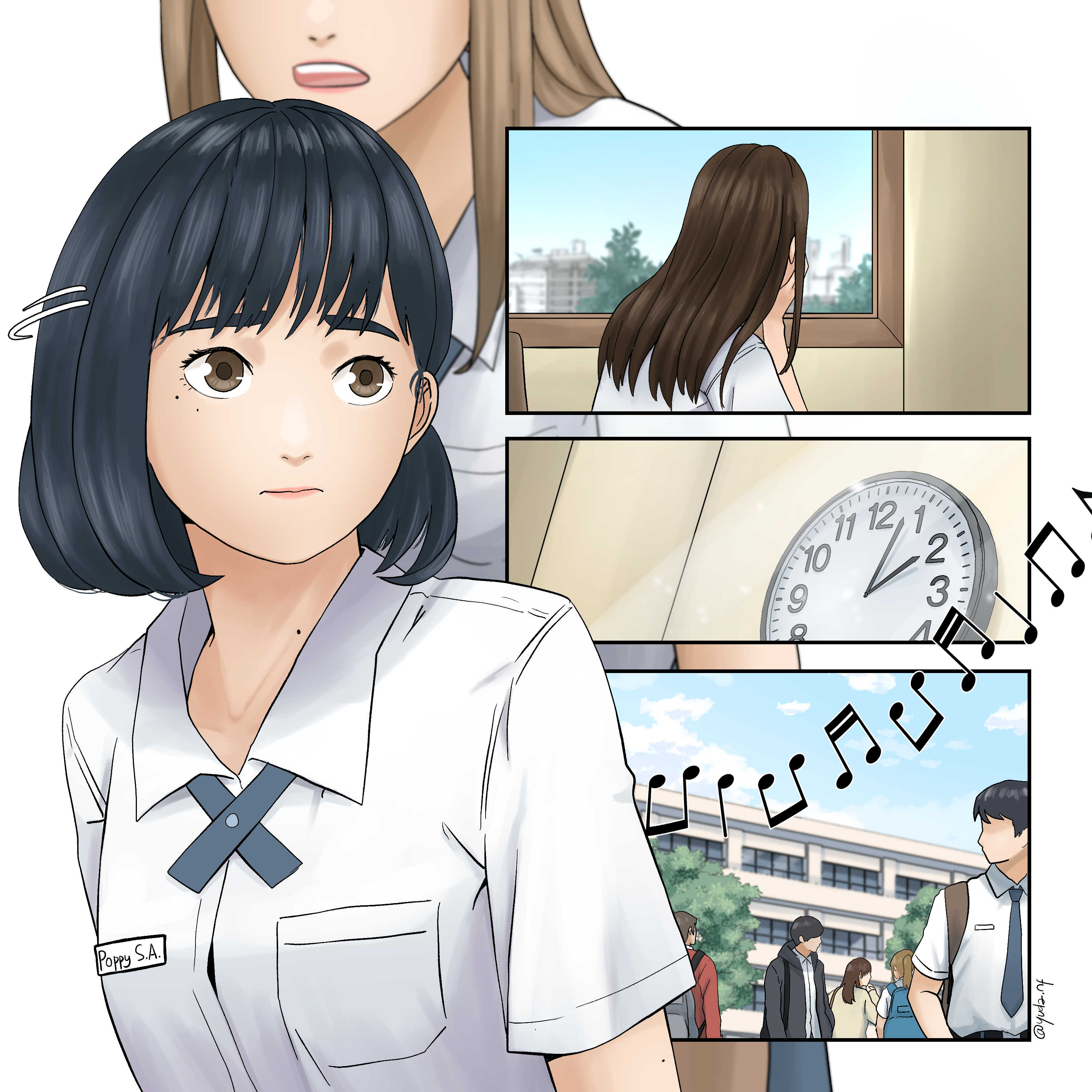 Yudayo 眠い子とモテる子 Illustration Comic Manga イラスト 漫画 マンガ 女の子 学生 School Girl Anime Silentcomic アニメ 眠い子とモテる子 Silpopcomic T Co 4lbqiqdqm6 Twitter
