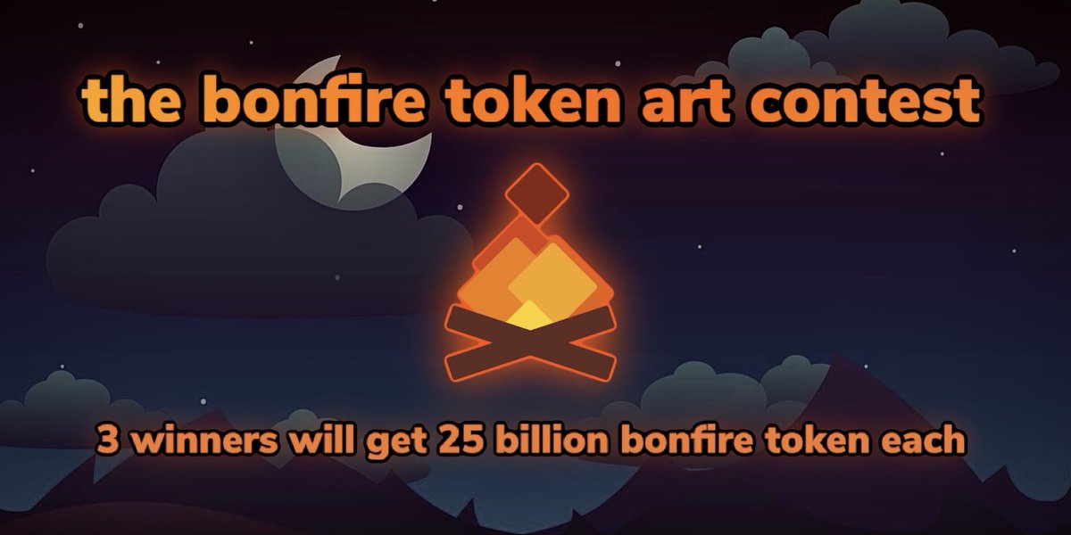 thebonfireworld's tweet image. 🔥#BONFIRE ART CONTEST🔥

We are proud to announce the very first Bonfire Art Contest! This is your chance to channel all that fiery passion from this wonderful community into an epic piece of artwork. We are accepting submissions here: forms.gle/ghqmEyzuERhdBE…

deadline: 5/8/2021