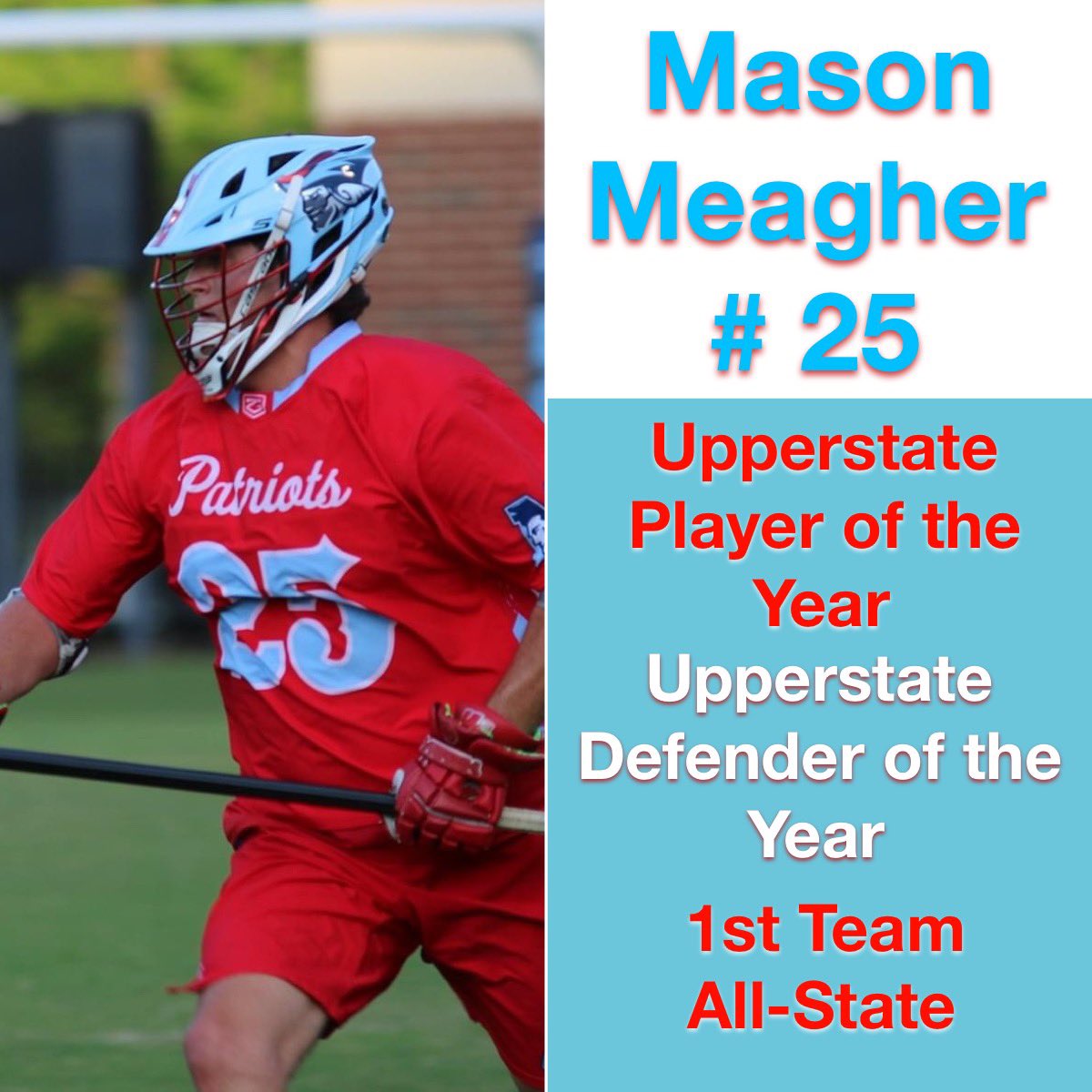 Mason Meagher Upperstate Player of the Year!!!
