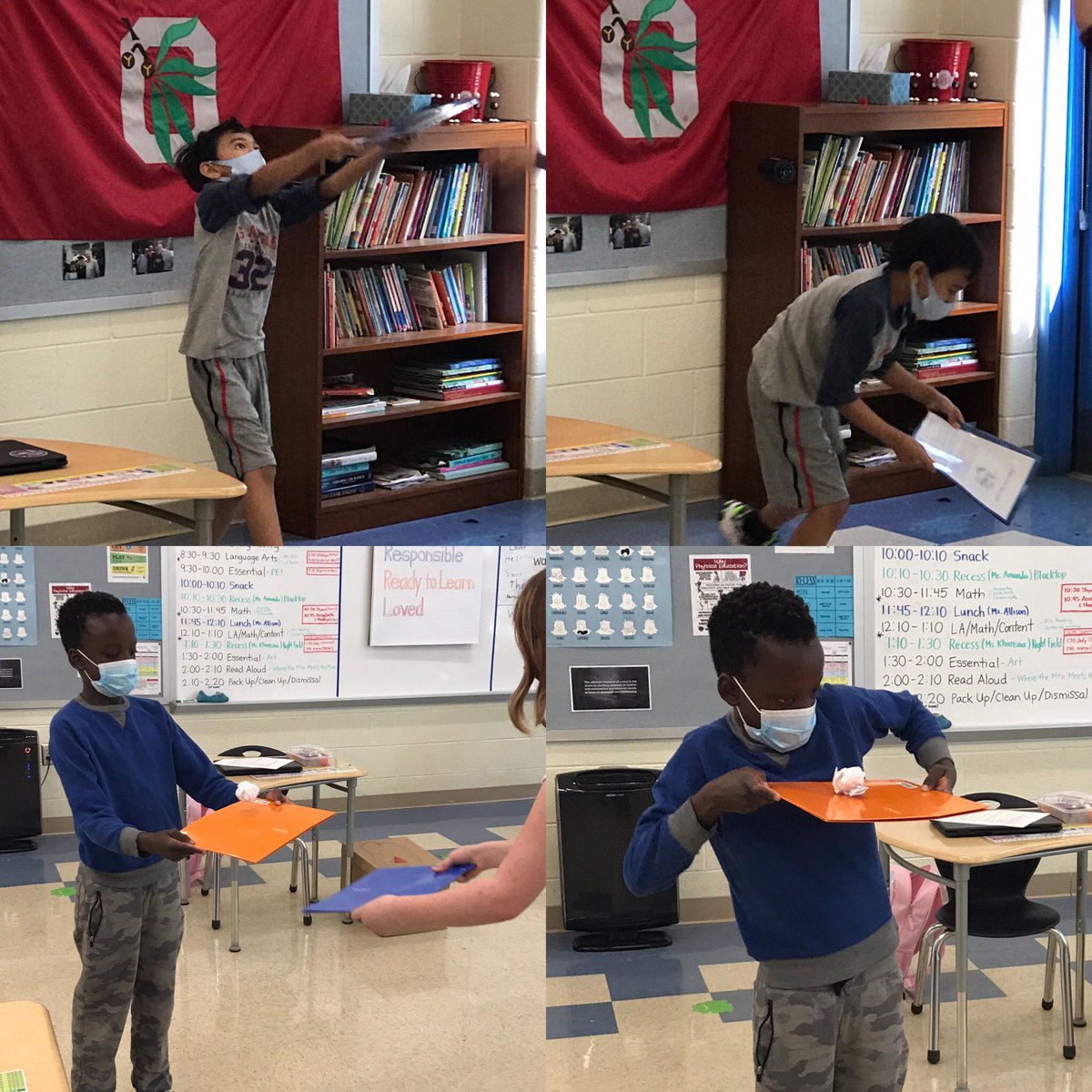 May Movement Challenge continues! Working individually and with a partner on “Ball Toss”. The joy and excitement of it all was fun for everyone! #ActiveClassrooms #CMOCadre <a href="/healthykidsva/">Virginia CMO Training Cadre</a> <a href="/MVESColts/">Mountain View Elementary</a>