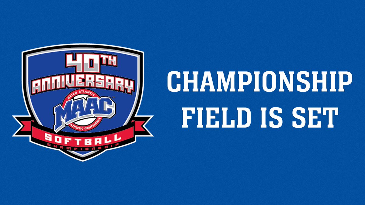 The 2021 #MAACSoftball Championship field is 🔒🔒🔒 in.

📰: bit.ly/3xRDpLi

#MAACSports | #MAAC40