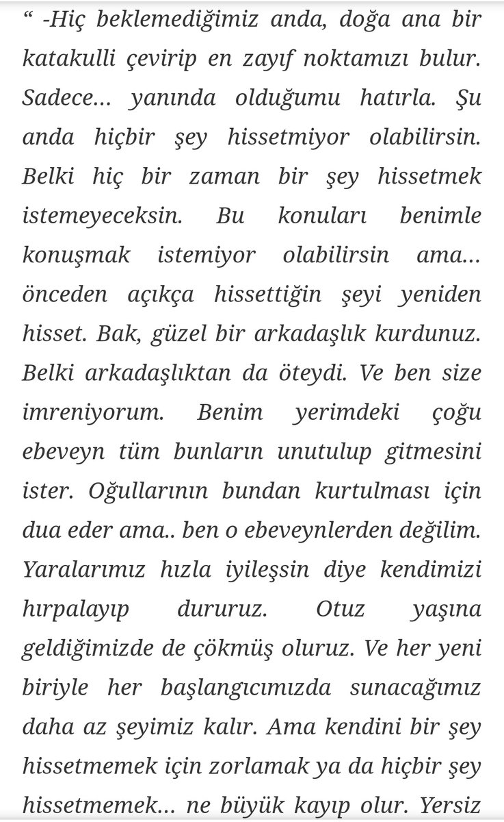firdevs_i_ala's tweet image. Ama kendini bir şey hissetmemek için zorlamak ya da hiçbir şey hissetmemek… ne büyük kayıp olur.
#CallMeByYourName ❤️