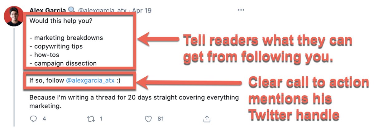 10. Add a CTAYES! Add a CTA to the end of your threads.Don't hope people will follow you. Tell them.Don't hope they sign up for your newsletter. Tell them.This is content marketing.Use it to drive an end goal.