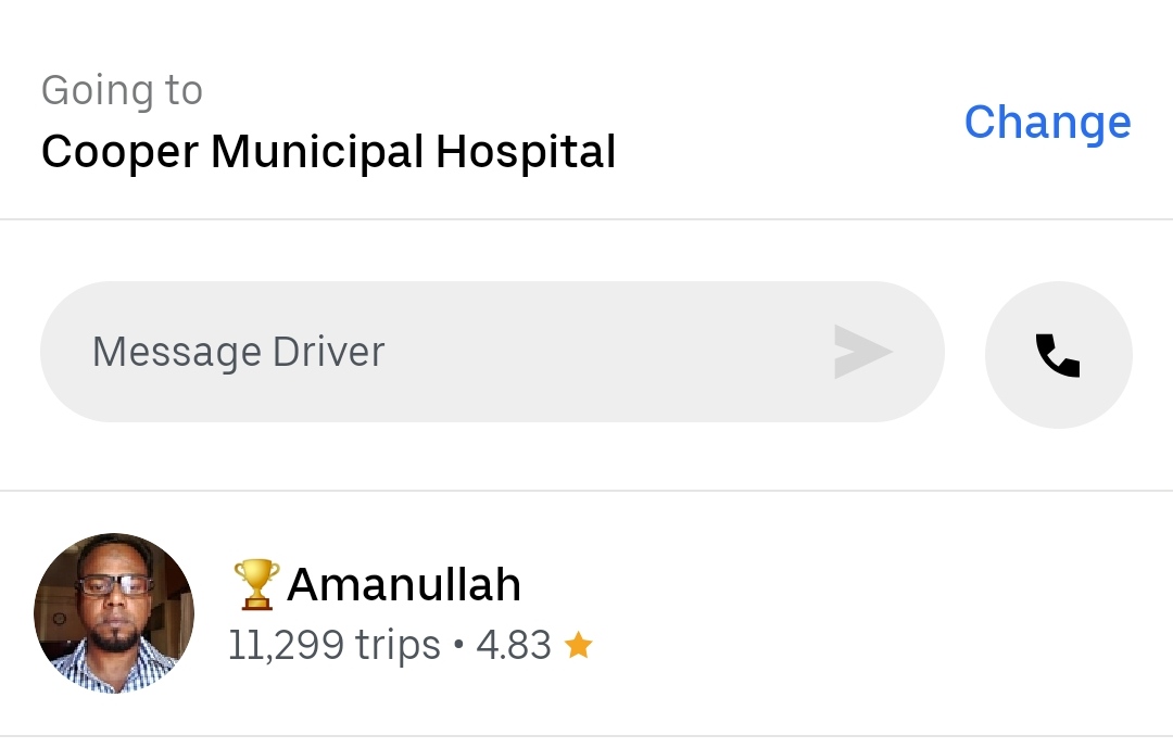 How am I planning to go to the center?Amanullah bhai has picked me up. I'm a little worried about driving (especially about the journey back home)