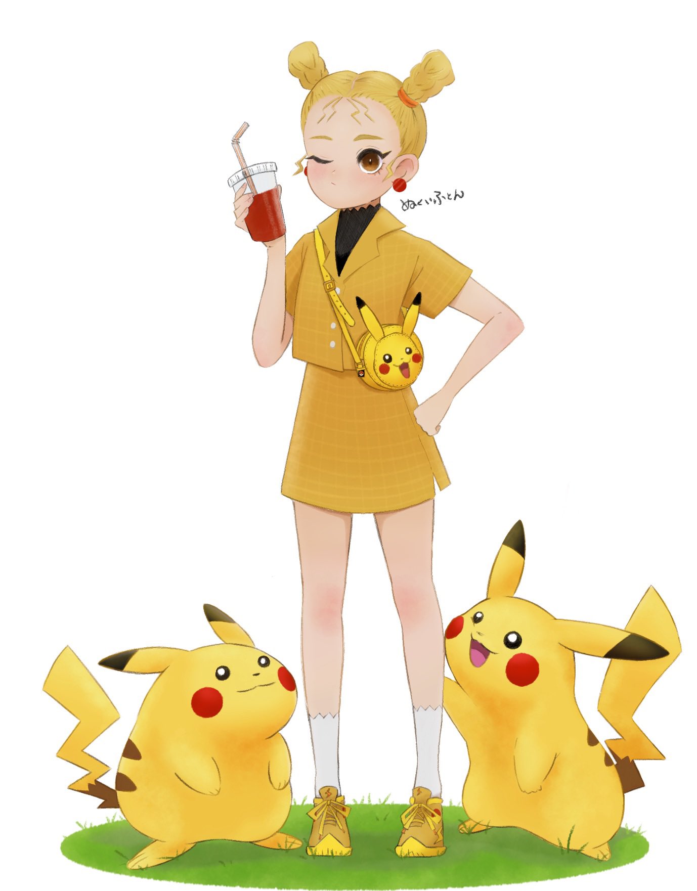ぬくい ふとん ピカチュウ好きの女の子描きました ちょっとツンデレな性格です ピカチュウも可愛く描けて満足 擬人化 女の子イラスト イラスト ポケモン ピカチュウ T Co 0carlbiwvu Twitter
