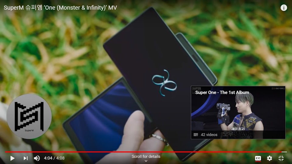 Until recently in SuperM's Monster & Infinity- which shows  #aespa 's logo. Ironically, this teaser was seen in MY, KARINA. Demonstrating that they will start the SMCU.