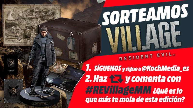 MediaMarktGames's tweet image. 😱¡OMG!😱 𝗦𝗢𝗥𝗧𝗘𝗔𝗠𝗢𝗦 una EDICIÓN COLECCIONISTA de #ResidentEvilVillage #PS5 gracias a los🐥de Koch😍

1⃣ Síguenos y a @KochMedia_es 
2⃣ Dale retweet y comenta con #REVillageMM ¿Qué es lo que más te mola de esta edición?

Tu #REVillage👉bit.ly/REVillageMM
⏱️Hasta 13/5
