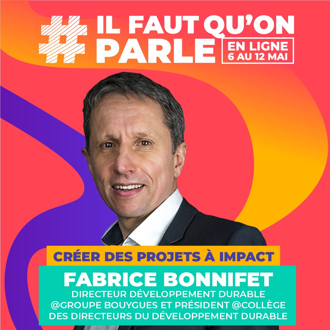"Comment créer des projets à impact positif ?" pour le savoir je vous invite à #ILFAUTQUONPARLE le premier Festival Audio pour le #Climat du 6 au 10 mai
<a href="/EmBoisliveau/">Emmanuel Boisliveau</a> <a href="/c3_d/">C3D</a> <a href="/GroupeBouygues/">Groupe Bouygues</a> <a href="/LCI/">LCI</a> 
ilfautquonparle.com