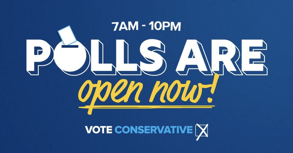Make sure you vote for our excellent <a href="/Conservatives/">Conservatives</a> candidates today! <a href="/HGinnett/">Hannah Ginnett</a> and <a href="/ShaunBaileyUK/">Shaun Bailey</a> 🗳