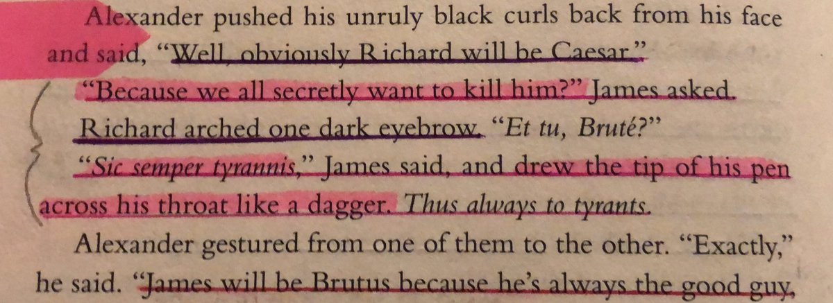 just this and the “because we all secretly want to kill him?” which just-