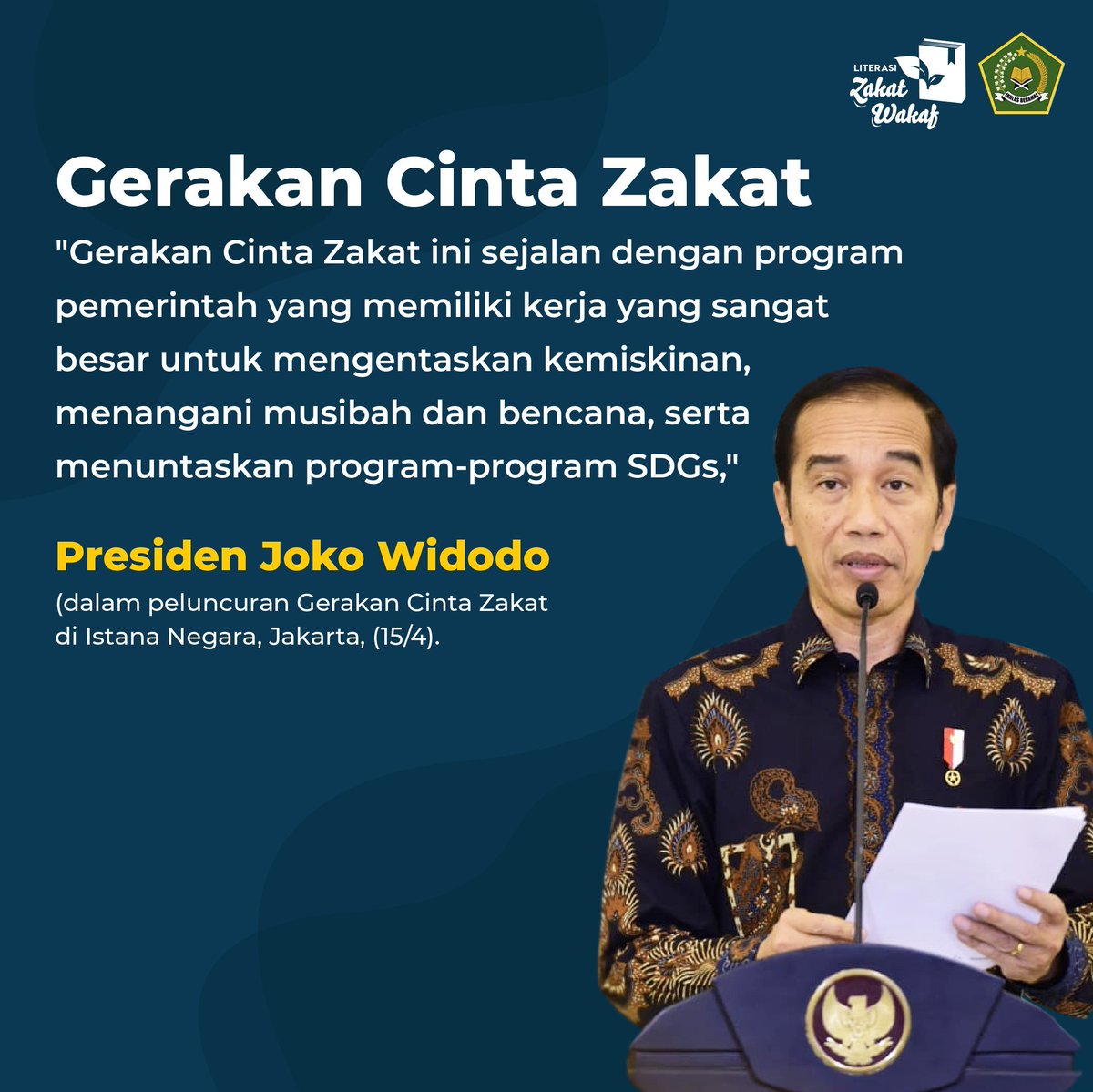 yoannafayza's tweet photo. Makin mendekati akhir Ramadan, yuk semangat menebar kebaikan dan jadi bagian dalam Gerakan Cinta Zakat. Kita saling bantu saudara yg saat ini dalam kesulitan atau terkena musibah.
@ZakatWakafToday #MembangunEkonomiUmat
#ZakatHebatWakafKeren https://t.co/28WURm76wV