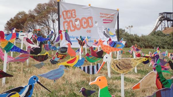 In Adelaide? Head along to St Kilda to learn and paint your own shorebird with  #FlockOz  https://www.facebook.com/DeltaEnvironmentalConsulting/posts/4456764781005082  #worldmigratorybirdday  #greenadelaide