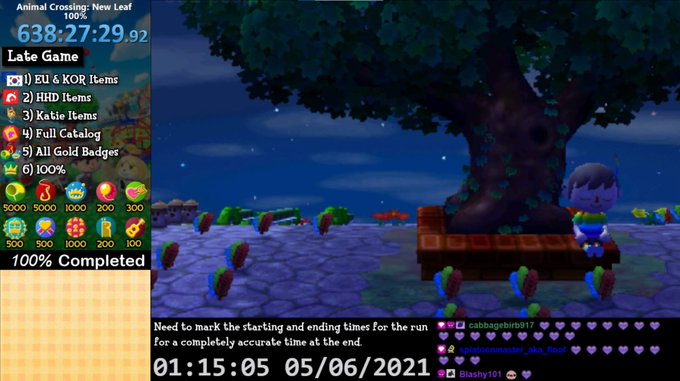 とびだせ どうぶつの森 100 到達の世界最速記録が樹立される 638時間 前人未到のスローライフ Automaton