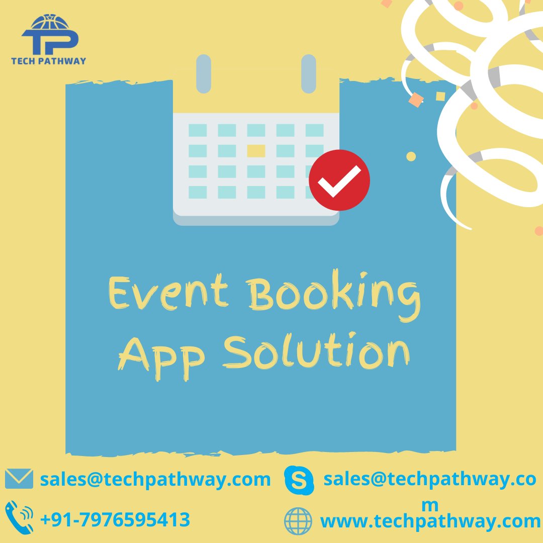 techpathwayit's tweet image. Event booking app solution
Hire us to get the best app for event booking.
For more info:techpathway.com
#eventbookingapp #eventbookings #eventbookingapplicationdevelopment #mobileappdevelopment #iosapps #androidapp #androidappdevelopment #iosappdevelopment #webdevelopment