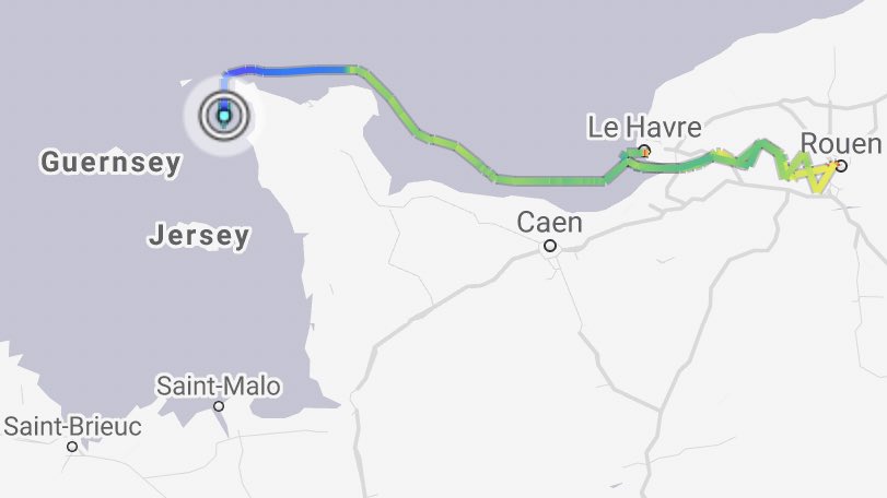 Hello?! A French military warship, the Athos, appears to be en route to Jersey…