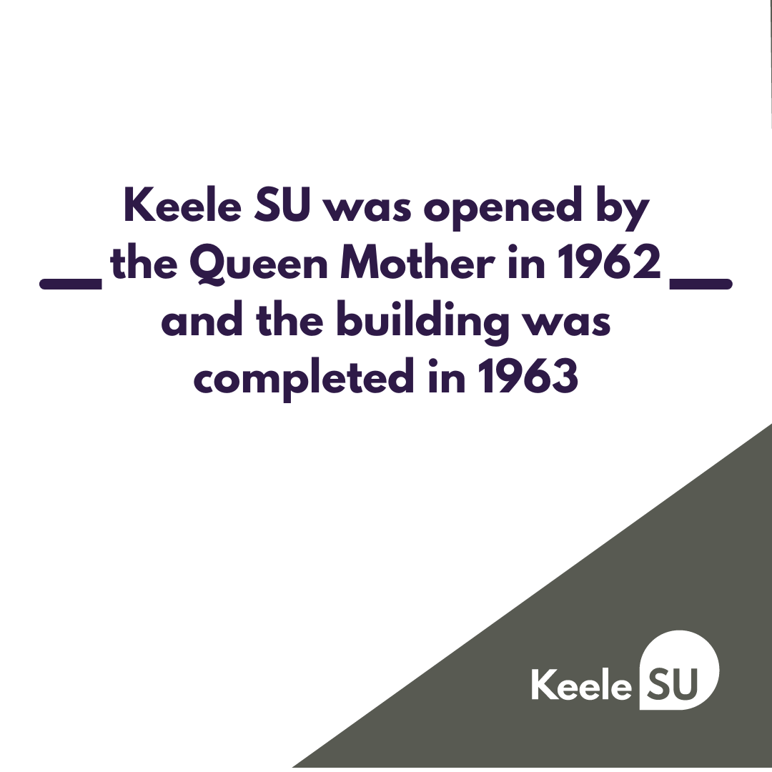 Continuing with our Keele SU 60th anniversary celebrations. HM Queen Elizabeth the Queen Mother and HRH Princess Margaret came back to officially open the SU building in 1962 and the Mississippi steamboat building was fully completed in 1963. <a href="/KeeleUniversity/">Keele University 🐿️</a> #TBThursday