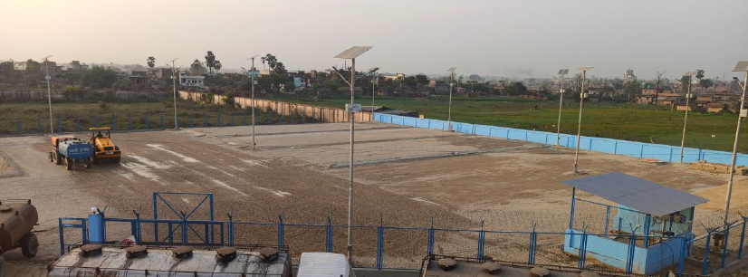 WFP_Nepal's tweet photo. 🚛Up and running!🚚
👏The construction of the #fifth Provincial Humanitarian Staging Area (PHSA) at the #IntegratedCheckPost in Birgunj is now complete.
Built with #UKaid support, these HSAs are an integral part of #Nepal’s emergency response operations. https://t.co/FwzvW5QlsW