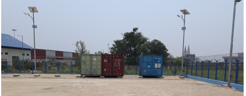 WFP_Nepal's tweet photo. 🚛Up and running!🚚
👏The construction of the #fifth Provincial Humanitarian Staging Area (PHSA) at the #IntegratedCheckPost in Birgunj is now complete.
Built with #UKaid support, these HSAs are an integral part of #Nepal’s emergency response operations. https://t.co/FwzvW5QlsW