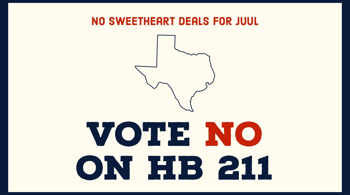 🇺🇸<a href="/GaryVanDeaver/">Gary VanDeaver</a> What they are not telling you  about HB211 hitting the floor tomorrow, it only taxes high nic pods attractive to youth 5 cents but low nicotine that adults use to quit at least 1.50. Even the PTA testified against it! Please stand against a new unfair tax.