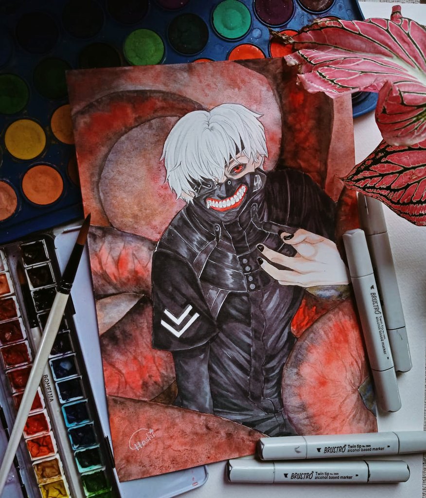 Kaneki Ken 💀

#kaneki #kanekiken #kenkaneki #tokyoghoul #tokyoghoulart #touka #toukakirishima #ayato #hinami #yomo #anime #animeart #art #drawing #manga #animegirl #mangaart #mangadrawing #animefanart #fanart #animeartist #copicmarkers #copicartist #brustro