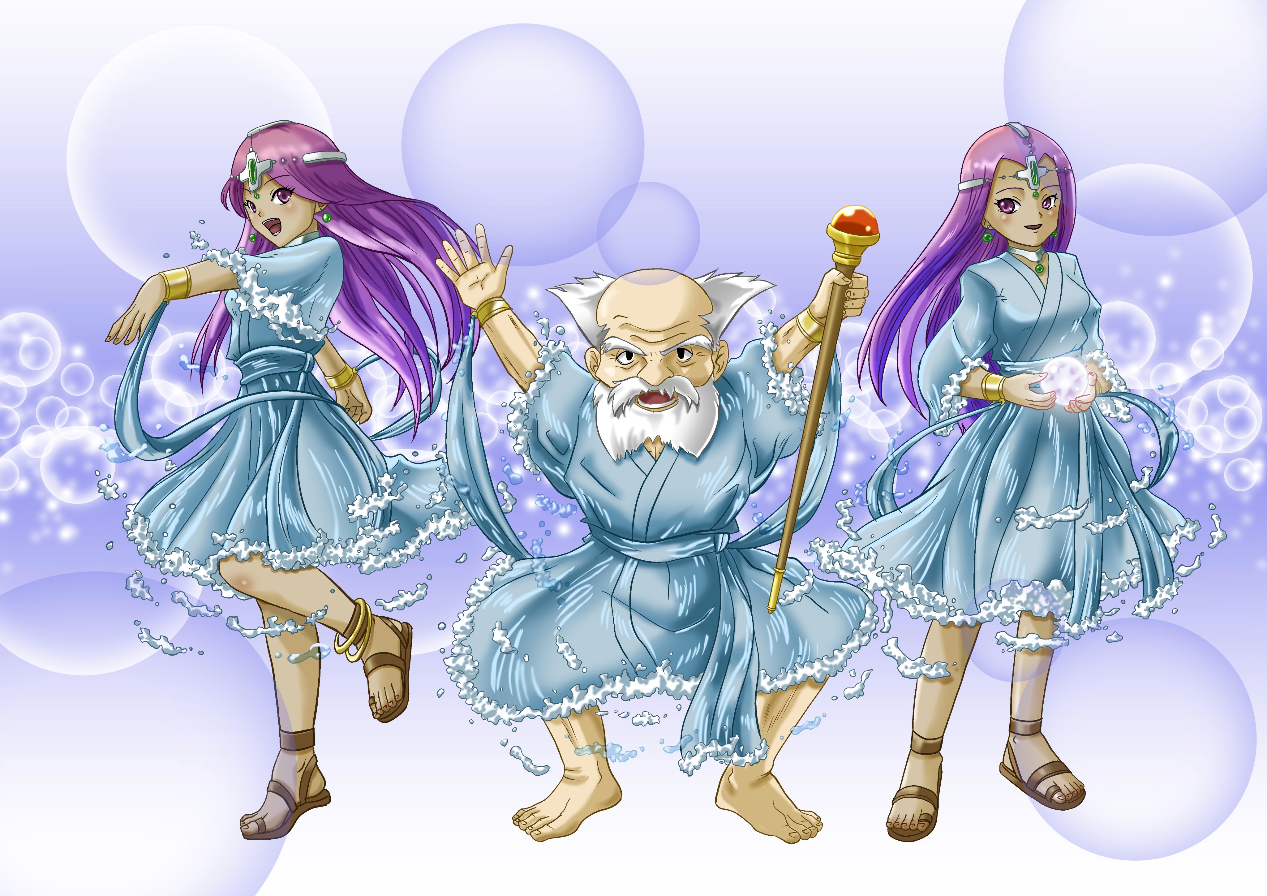 Lucky Stripe ご依頼受付中 ずいぶん放置してたけど全員塗った ドラゴンクエスト Dq4 マーニャ ミネア ブライ みずのはごろも T Co Vgoz6yiynw Twitter