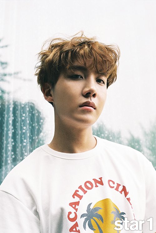 “We know that the audience’s applause won’t last forever. But, we don’t usually worry over these lyrics. We tend to talk about our little worries. We believe that we should constantly communicate with each other and stick together to reach higher together.”- jhope Aug 2016 Star1