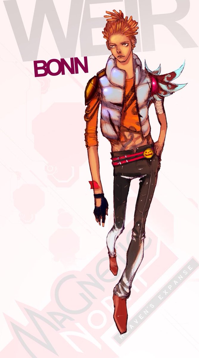 Posting a character from my webcomic Magnetic North since the infamous Twitter crop has been defeated (for now👀💦).