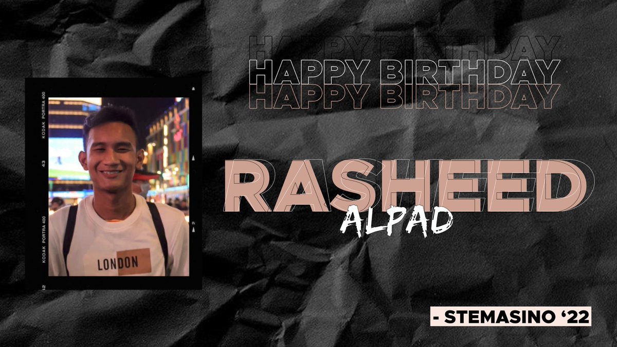 USTem2022's tweet photo. maligayang happy birthday @BashAlpad 🎈 

from your #5TEMA5INO family https://t.co/b2JcfYKhdU