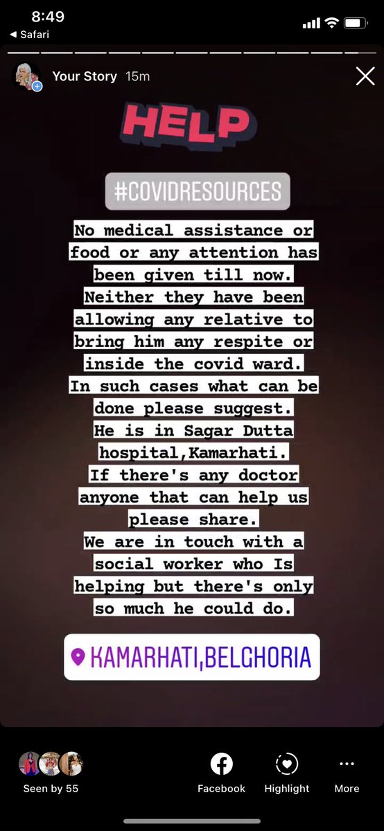 PlumpToPretty's tweet image. Please help #KolkataCovid #kamarhati #sagarduttahospital