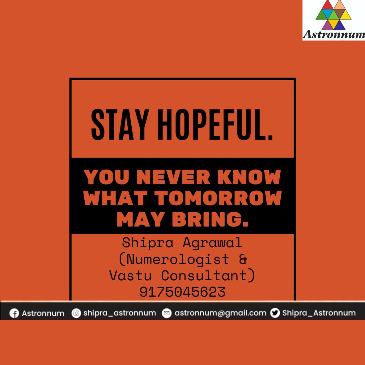 Continue doing your duties with a positive mindset and the right changes will take place at the right time. For any kind of Numerology Assistance or Vastu Consultancy, do connect with me... #astronnum #shipraagrawal #numerologist #vastuconsultant #numerology #numerologymeaning