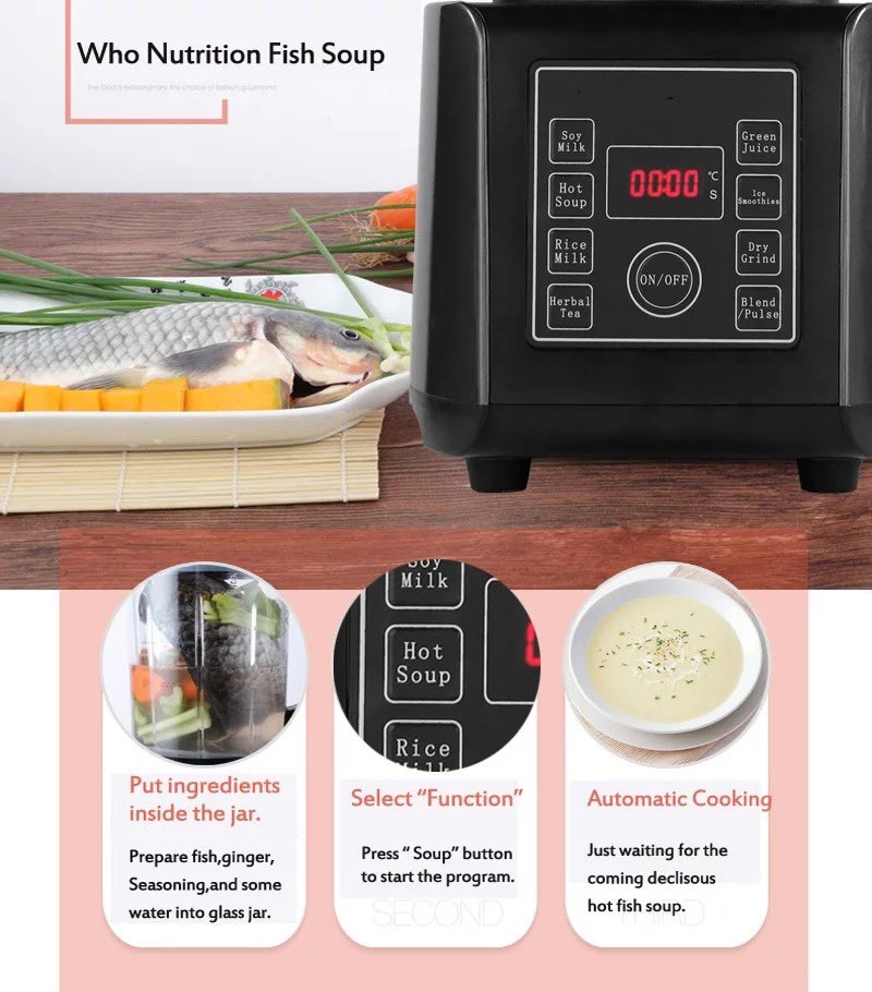 gematappliance's tweet image. HEATING BLENDER

#blendermanufacturer #OEM #MultifunctionalBlender #Juicer #Business #Shake #milktea #food #healthydiet #recipes #affordableblender #heavyduty #drinks #qualityproducts #affordable #appliances