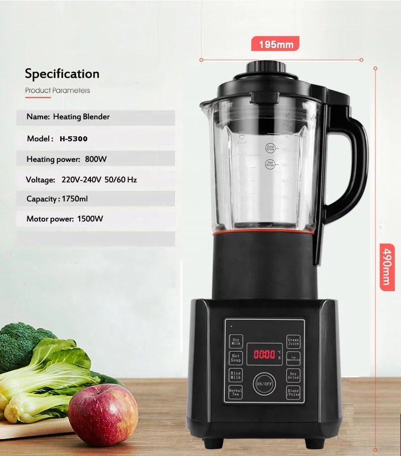 gematappliance's tweet image. HEATING BLENDER

#blendermanufacturer #OEM #MultifunctionalBlender #Juicer #Business #Shake #milktea #food #healthydiet #recipes #affordableblender #heavyduty #drinks #qualityproducts #affordable #appliances