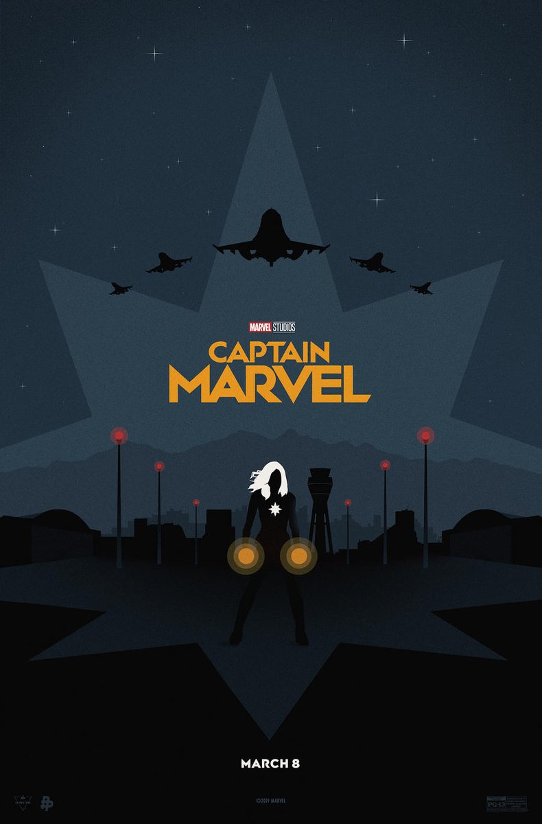 A thread of captain marvel posters bc no more of twt crop;