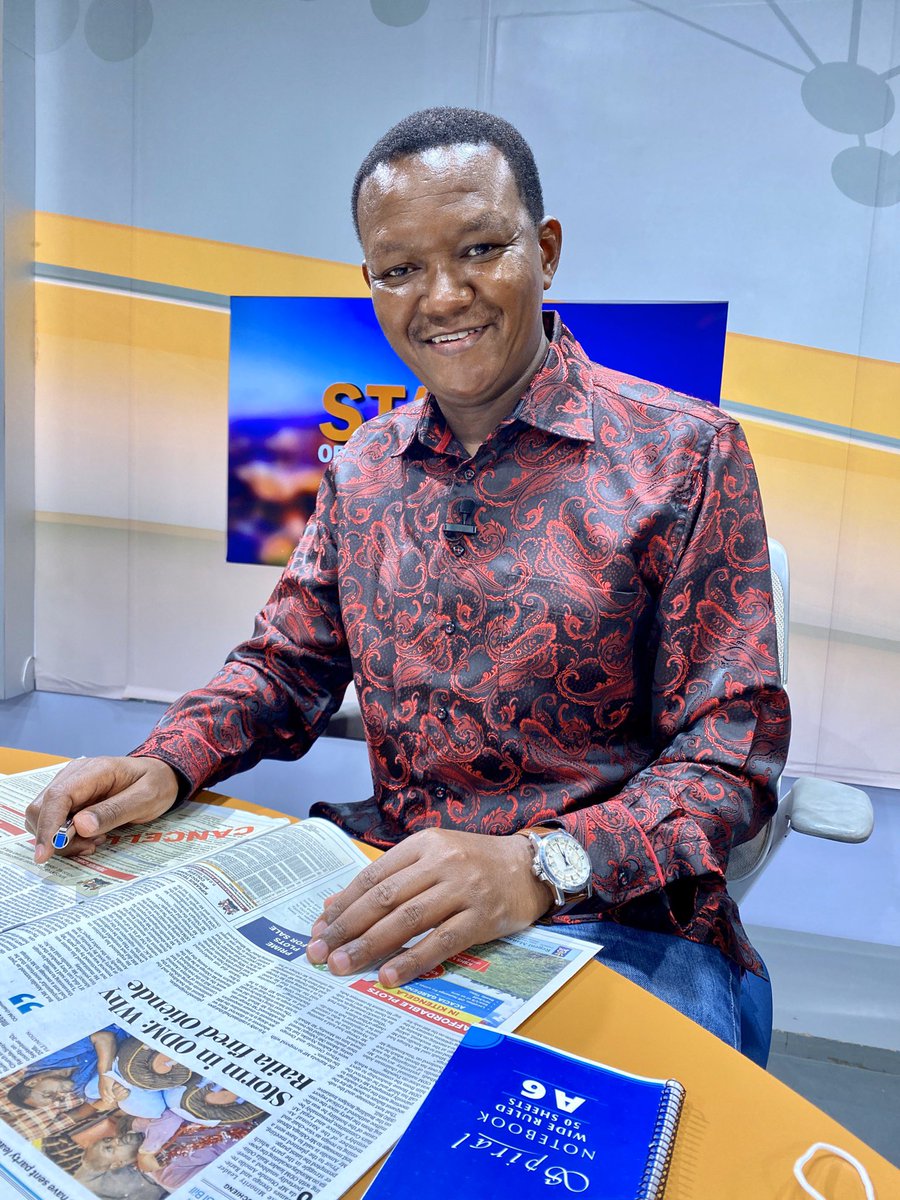 Hamjambo. Please join me &amp; my able colleagues <a href="/citizentvkenya/">Citizen TV Kenya</a> for another hot discussion on State of the Nation. What was that SMS that my fellow panelist <a href="/OAmollo/">Otiende Amollo, SC,MP, EBS</a> sent that made him see FIRE? Please tune in. <a href="/TrevorOmbija/">Trevor Ombija, HSC</a> #Daybreak