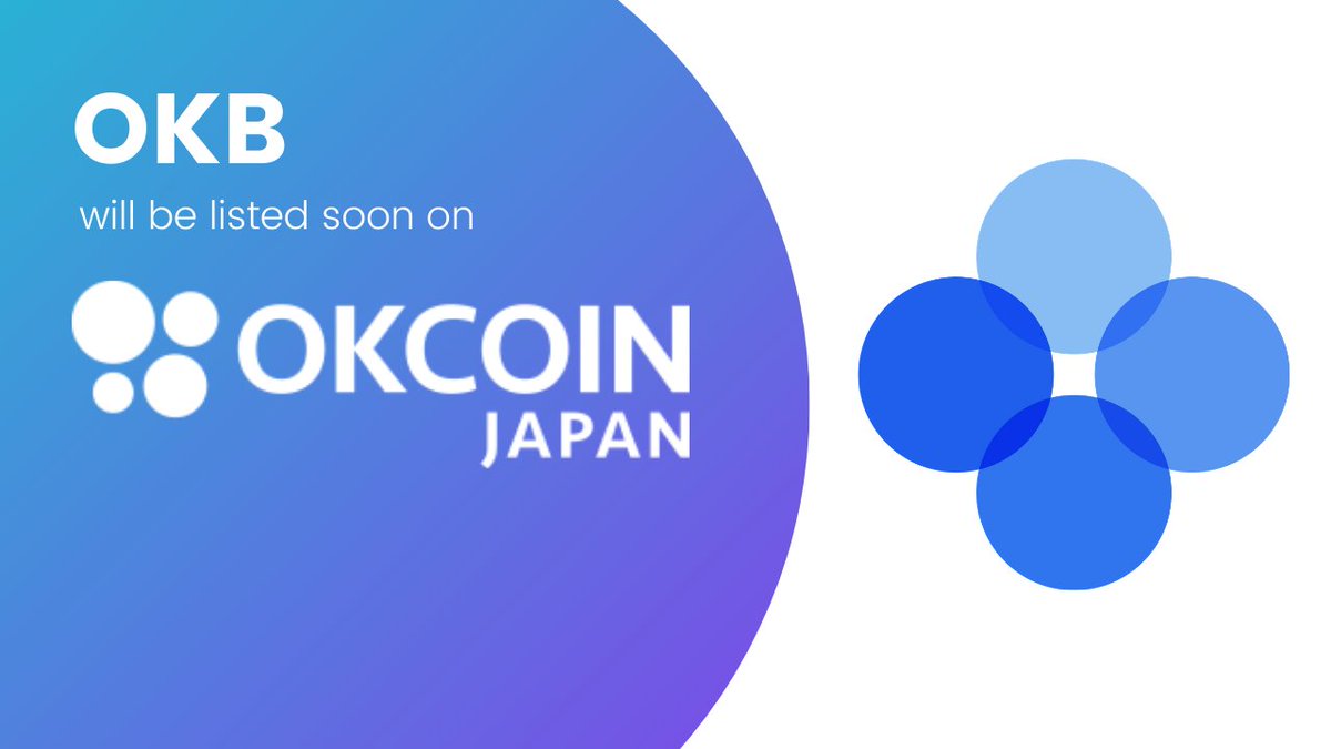 OKB will be officially listed on #OKCoinJapan 🎉🙌