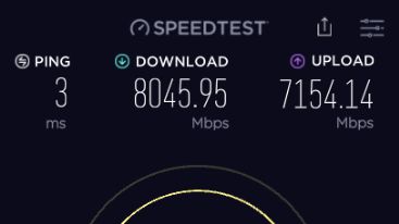 Orcon's tweet image. Just testing a new fibre connection... yep, looks good. Watch this space folks. 🚀