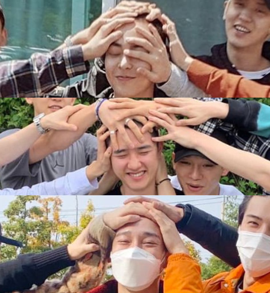 kokokbop's tweet photo. Minseok: May 7, 2019
Kyungsoo: July 1, 2019
Junmyeon: May 14, 2020
Jongdae: Oct 26, 2020
Chanyeol: March 29, 2021
Baekhyun: May 6, 2021

PLEASE SERVE WELL BAEKHYUN 😭💗 https://t.co/d3TrdXlsRs
