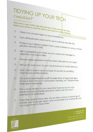 GrassrootsIT's tweet photo. You don't need to wait for Spring to arrive before you start your tech clean up. It's best if you start now and try to tick one item per day. Before you know it, you saved yourself the Spring cleaning rush. https://t.co/7INTl2SD3t https://t.co/l8YWzcJP8S