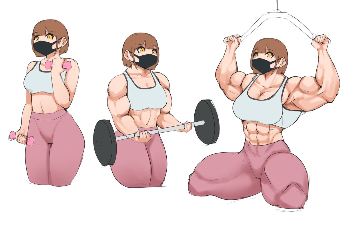 1 year progress, part 1 #fbb #musclegirl.