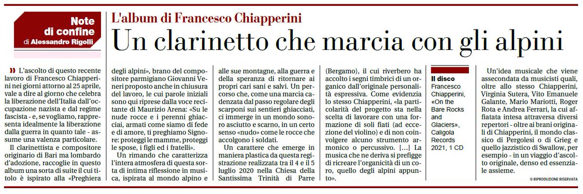 Note di confine parla di "On the bare rocks and glaciers": enjoy!