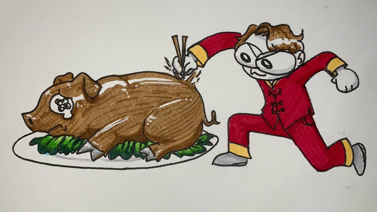 Sillysketch3000's tweet image. I CHEATED AND PUT #maysia DAY 4 AND 5 TOGETHER 🤪🤪🤪

Traditions and traditional wear!! No family function is complete without a giant roast pig! I don’t know why I just eat!!!!

#csufvisualarts #csufart #AAPIHeritageMonth #aapi