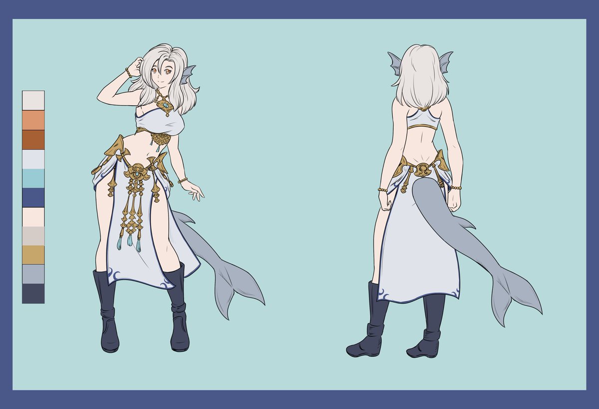 Got Vimini a ref sheet done. Now I can actually help people figure out how to draw her lol