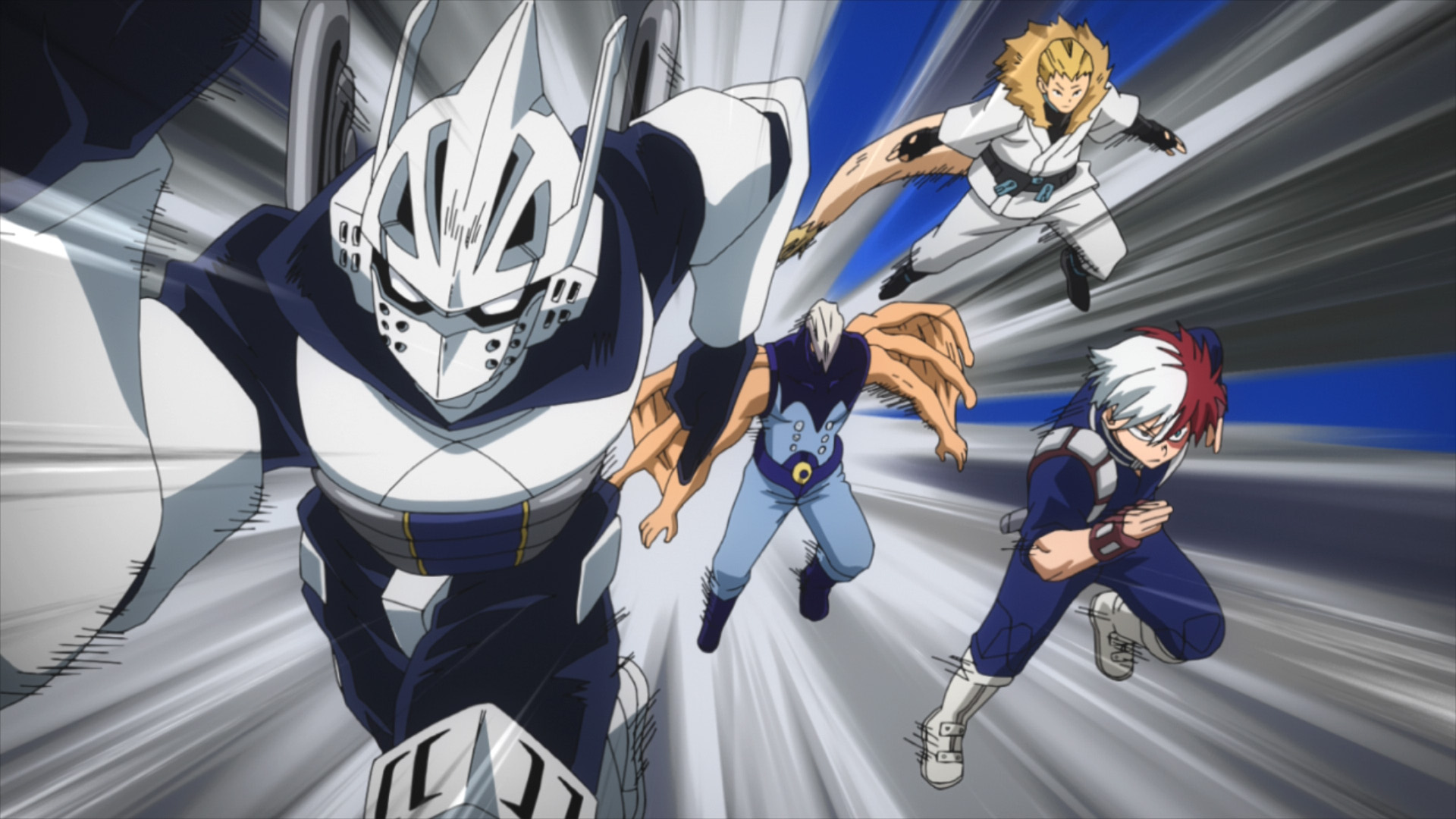 僕のヒーローアカデミア ヒロアカ アニメ公式 ヒロアカ 先行カットが来た 5 8 土 放送 僕のヒーローアカデミア 5期第8話 通算95話 第3試合 の場面カット解禁 対抗戦第3試合 飯田や轟たちa組チームvs鉄哲や骨抜たちb組チームの戦闘開始