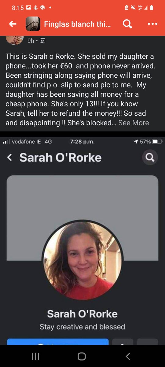 Not <a href="/DrewBarrymore/">Drew Barrymore</a> scamming the young girls of finglas/blanch 🙄🤣