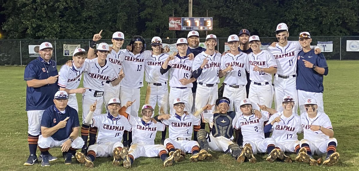 BSSportsJournal's tweet photo. Chapman Baseball Wins Region III-3A Championship On Wednesday Night @BSSportsJournal @CHS_AthlDept @CHSBaseball2312 

https://t.co/HlgKE17M8e

@j_math23 was there to tell the story https://t.co/DXUupRYAGX
